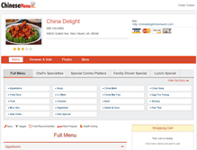 Tablet Screenshot of chinadelightnewhaven.com